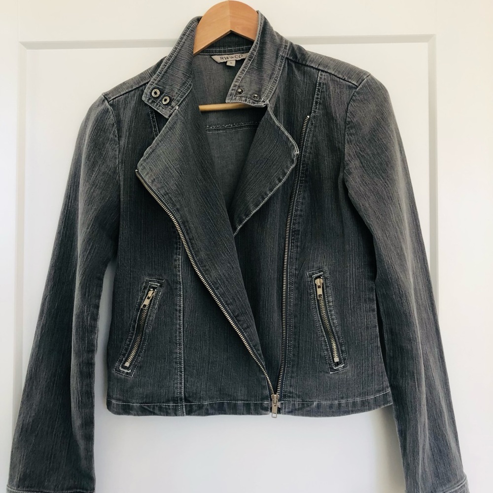 RW & Co. grey jean jacket